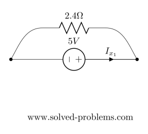 Apply Ohms law