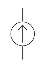 Symbol for Ideal Independent Current Source