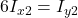  6I_{x2}=I_{y2} 