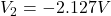  V_2=-2.127 V 