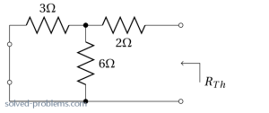 Turning off the voltage source to find Rth