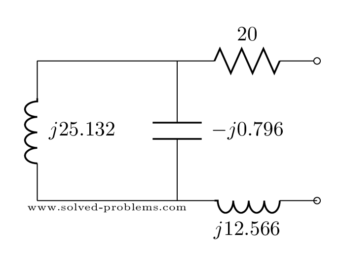 Impedance equivalent circuit